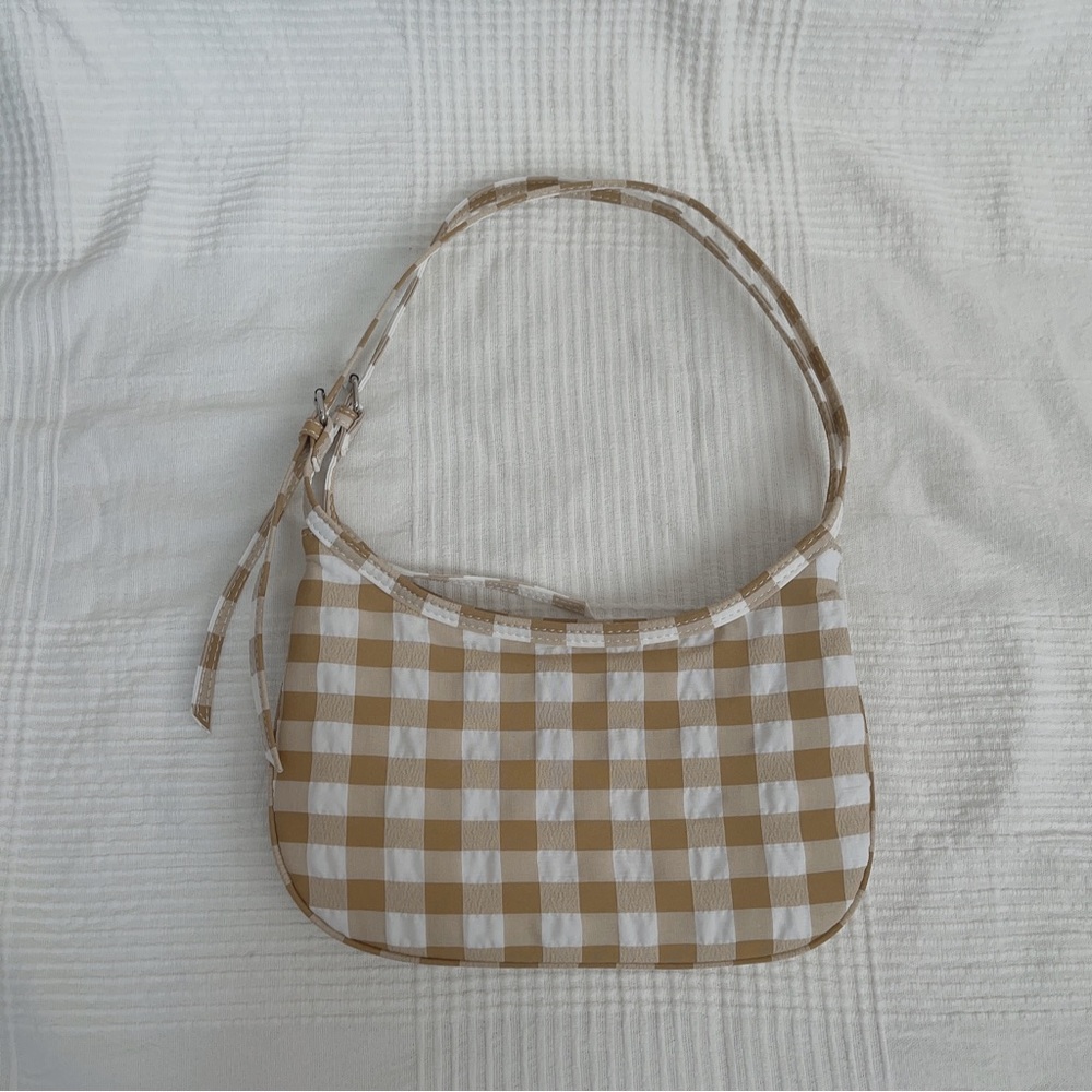 Zara gingham shoulder bag